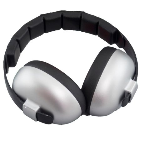 Mini Baby Earmuffs Silver