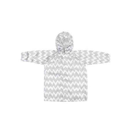 Rain Jacket Grey Chevron Medium