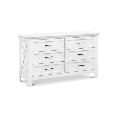 Emory Farmhouse Double Dresser Linen White