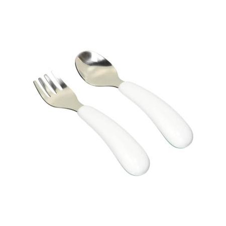 On the Go Fork & Spoon with Travel Case Teal