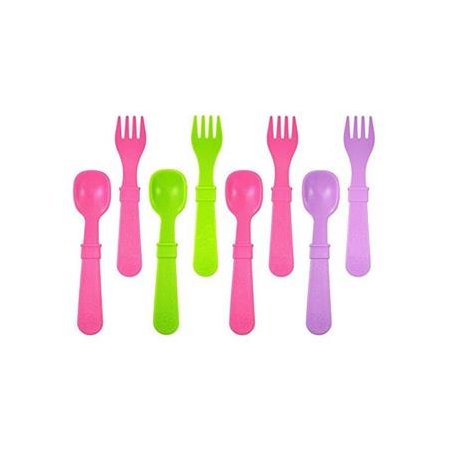 8pk Utensils in Butterfly