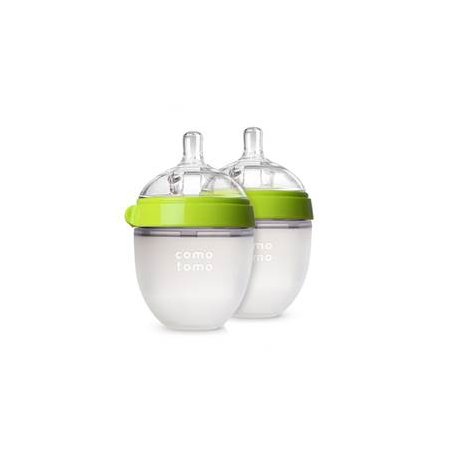 Baby Bottle Green 5 oz 2 Pack