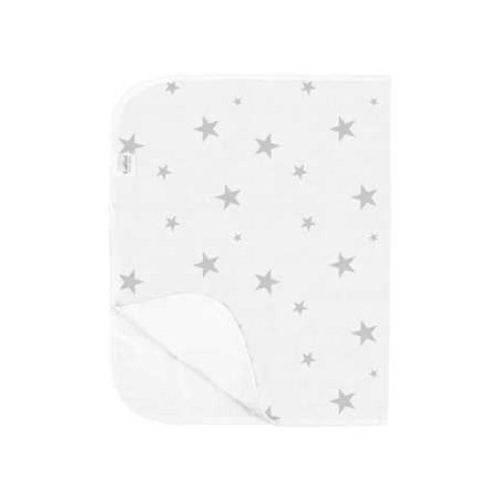 Organic Portable Change Pad Grey Stars O7210-P810