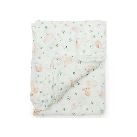 Luxe Muslin Swaddle Bunny Meadow