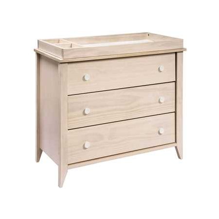 Sprout 3 Drawer Changer Dresser Washed Natural White
