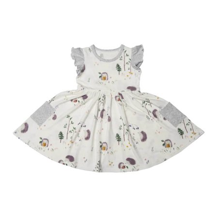 Pocket Dress - Hedgehogs