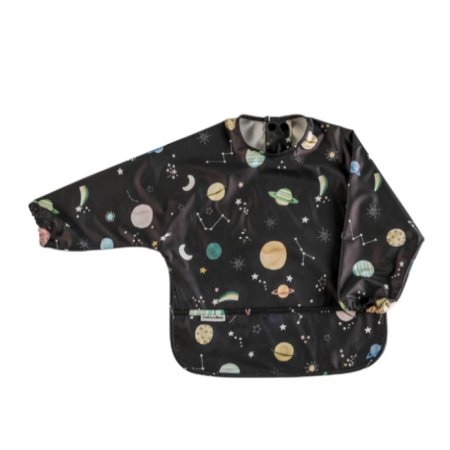 Long Sleeve Waterproof Bib - Planets