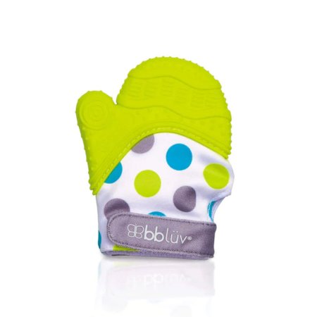 bbluv - Gluv Teething Mitten - Lime BBL-B0150-L 628451387640