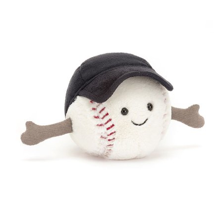 Jellycat - Amuseable Sports Baseball AS6BS 670983144291