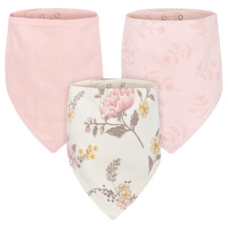 Just Born - 3 Pack Bibs - Vintage Floral GCW60264 032633137518