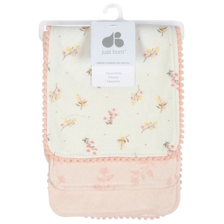 Just Born - Burp Cloths - Vintage Floral GCW60288 032633137129