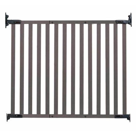 Bamboo Angle Mount Safeway Gate - Grey