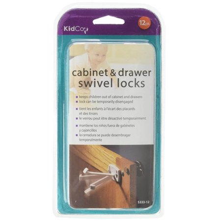 Swivel Cabinet n Drawer Lock 12 Pack S33312