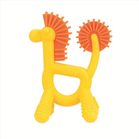Nuby - Geo Zoos Silicone Teether - Giraffe 536666 627972566664 tjskids.com