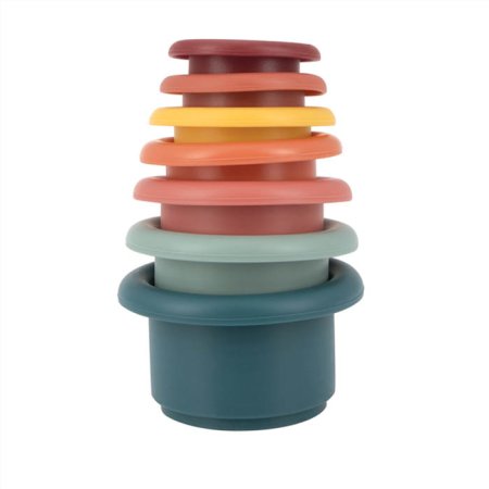 Nuby - Silicone Stacking Cups 536969 627972569696 tjskids.com