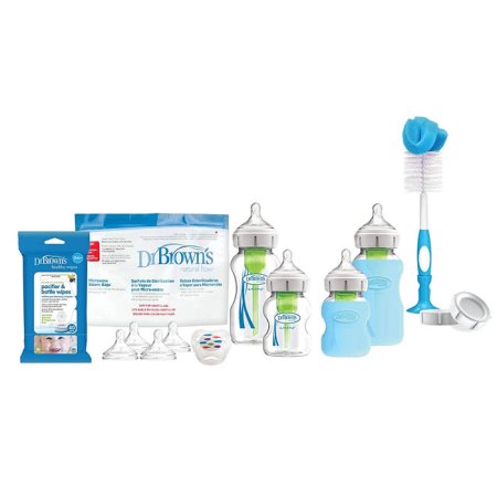 Dr Browns Options+ Wide-Neck Glass Bottle Starter Set WB04700 072239317129 tjskids.com