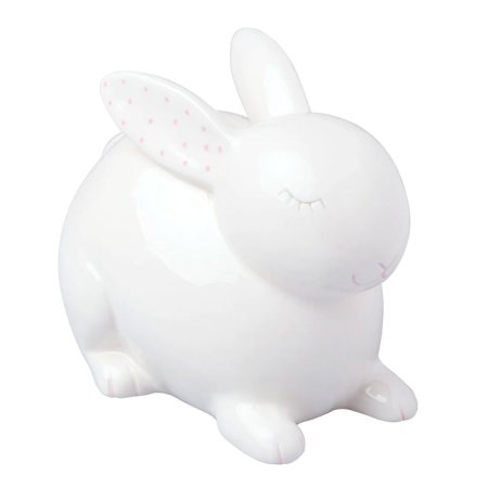 Pearhead Ceramic Bunny Piggy Bank PH-83070 698904830702 tjskids.com