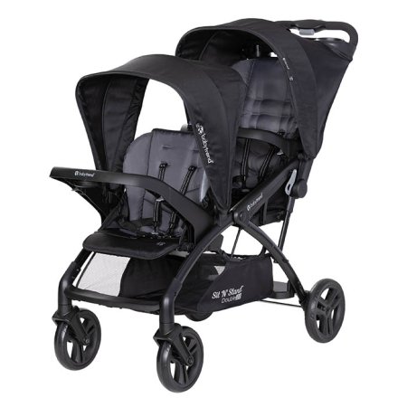 Baby Trend Sit N Stand Double Stroller - Dash Black NC28F00 0090014035198 tjskids.com