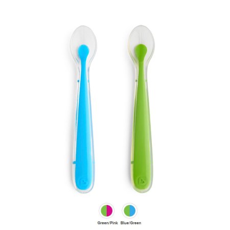 munchkin 2 Pack Silicone Spoons