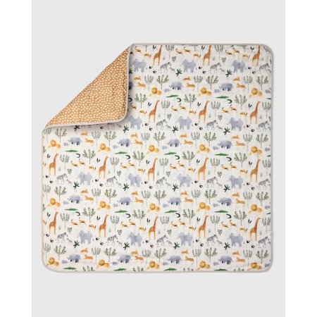 Loulou Lollipop Muslin Quilt - Safari Jungle