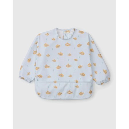 Loulou Lollipop Long Sleeve Bib - Ocean Explorer