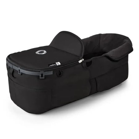 Kangaroo Pram Body Fabric Complete Midnight Black