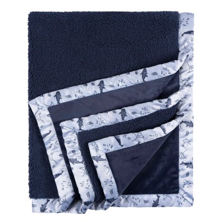 2 Ply Plush Blanket - Coastal Calm