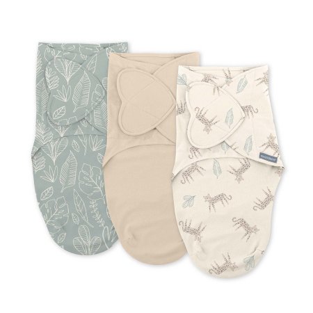 3 pack Monogram Collection Swaddle - Born Free - Stage 1