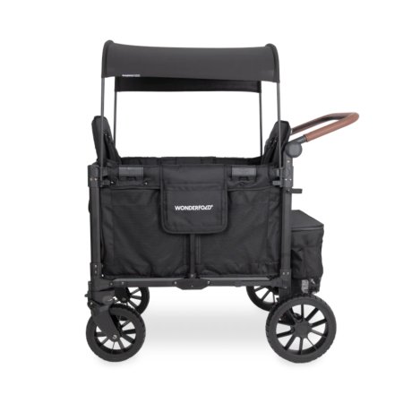 WonderFold	W2 Luxe PRO Double Stroller Wagon - Black	W2LUXP-JBLK 604085005341 Tjskids.com