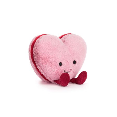 Jellycat Amuseables Colette Pink Heart Macaron	A4MACHP 670983165777 Tjskids.com