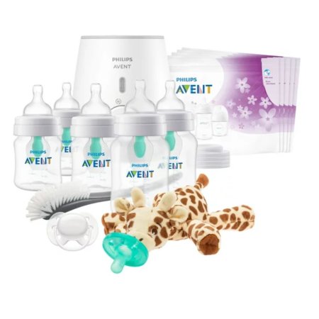 Anti-Colic Baby Bottle with AirFree Vent All-in-One New Born Gift Set