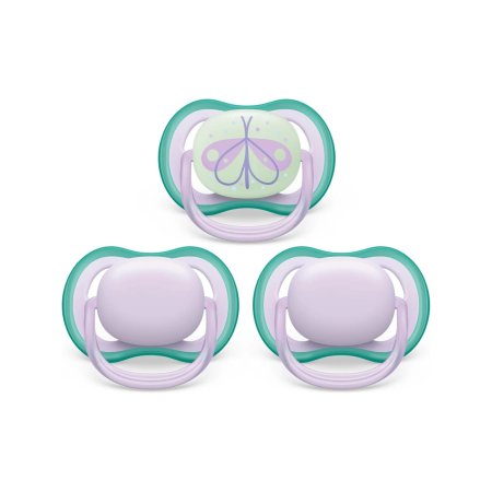 Philips Avent Ultra Air Day and Night 3 Pack Pacifier 0-6 Month