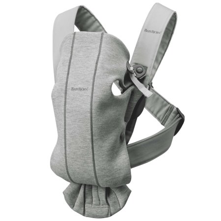 BabyBjorn Baby Carrier Mini - 3D Jersey, Light Grey