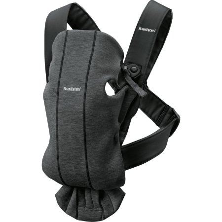 BabyBjorn Baby Carrier Mini - 3D Jersey, Charcoal
