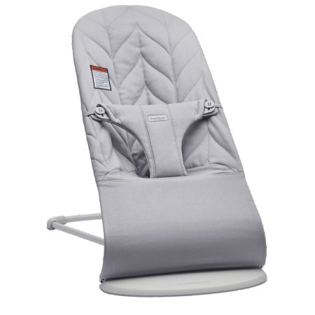 babybjorn Bouncer Bliss, Woven, Light Gray Melange
