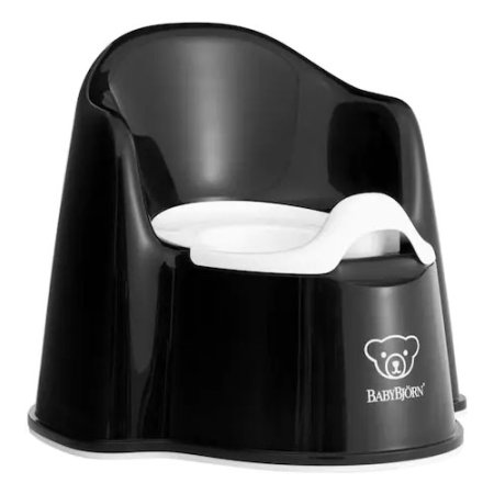 Babybjorn Potty Chair - Black/White 055256US 810047570806