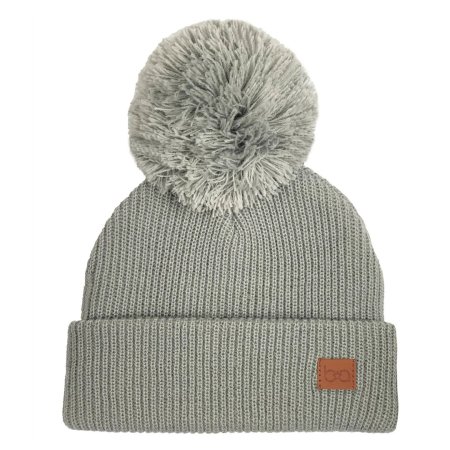 Babyfied PomPom Toque Light Grey 
