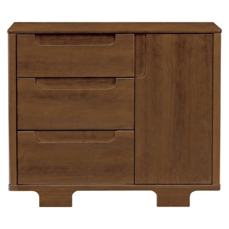 Yuzu 3-Drawer Changer Dresser in Natural Walnut