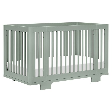 Babyletto Yuzu 8 in 1 Convertible Crib with All Stages Conversion Kit - Light Sage