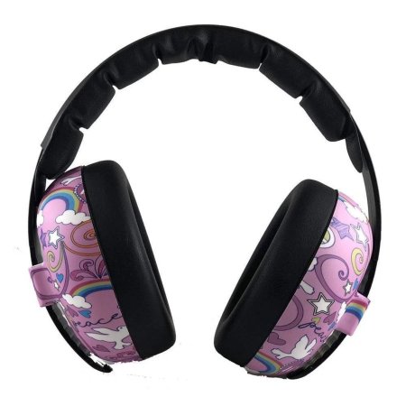 Banz Mini Baby Earmuffs Peace Doodle