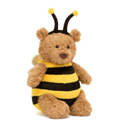 Jellycat Bartholomew Bear Bumblebee BARM3BEE	670983159998 Tjskids.com