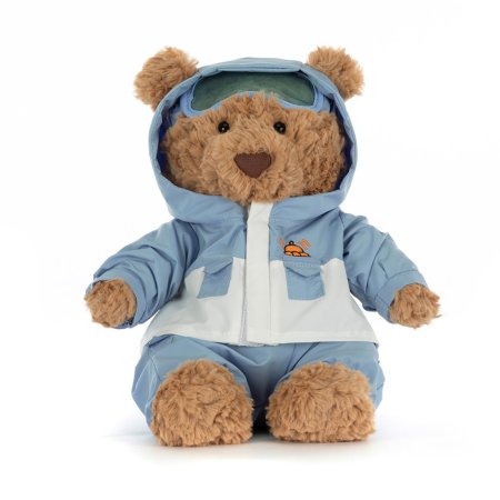 Jellycat Bartholomew Bear Snow Suit BARM2SKI	670983164534 Tjskids.com