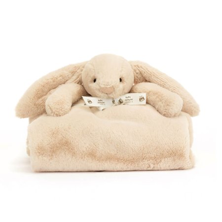 Jellycat Bashful Luxe Bunny Willow Blankie (NEW & RECYCLED FIBERS ...