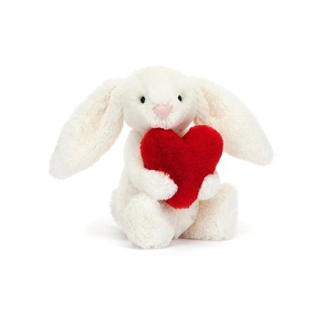 Jellycat	Bashful Red Love Heart Bunny	BB3LOVE 670983150070 Tjskids.com