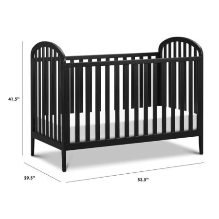 Beau 3-IN-1 Convertible Crib Ebony M23901E	48517862797 Tjskids.com