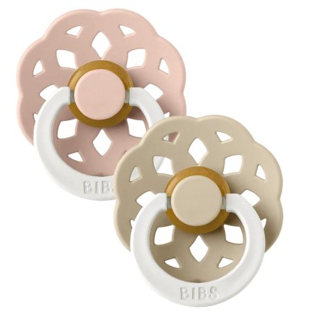 Boheme Latex Pacifier 2 Pack - Blush Glow/Vanilla Glow