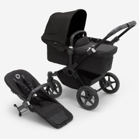 Bugaboo Donkey 5 Mono Complete Aluminium/Midnight Black-Midnight Black
