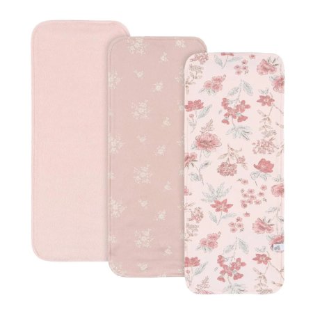 Just Born Baby Girl 3-Pack Burpcloths - Pink GCW60575	32633138256 Tjskids.com