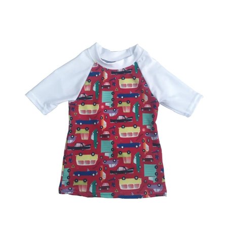 AppleCheeks UV Swim Shirt - I Car