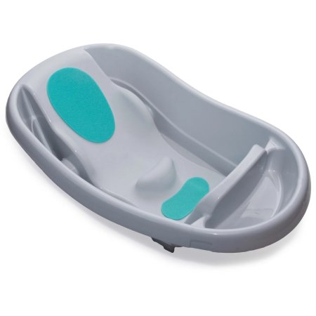 InGenuity Comfy Clean Deluxe Tub - Grey KII19787	12914197875 Tjskids.com